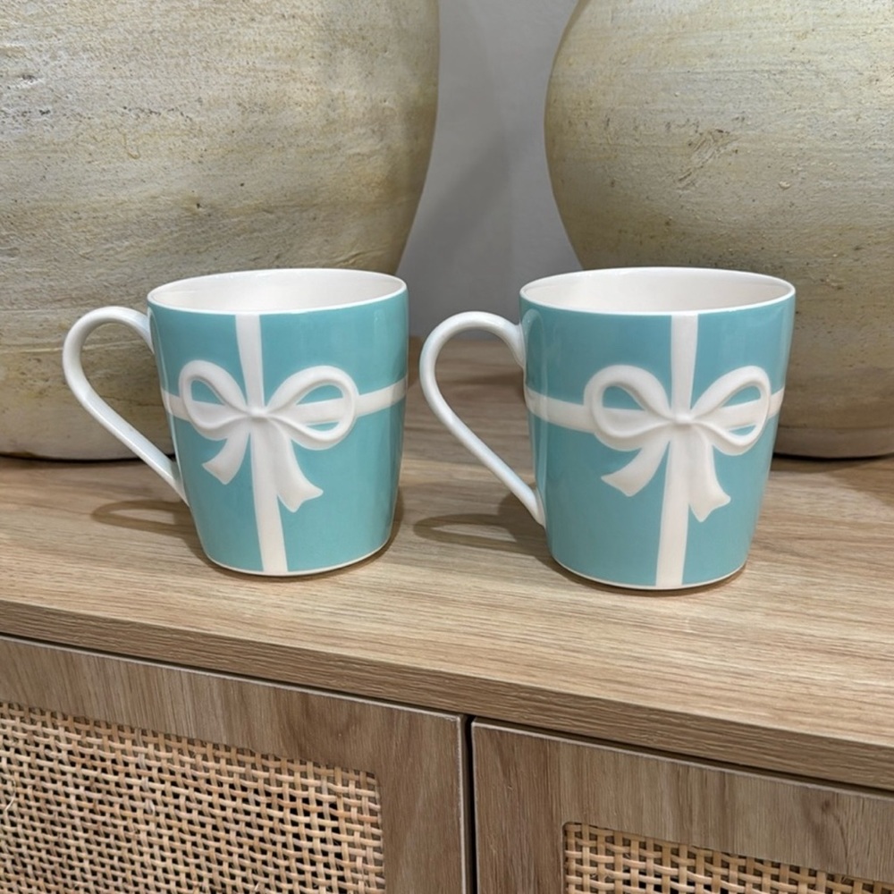 Tiffany & Co Bow Mugs